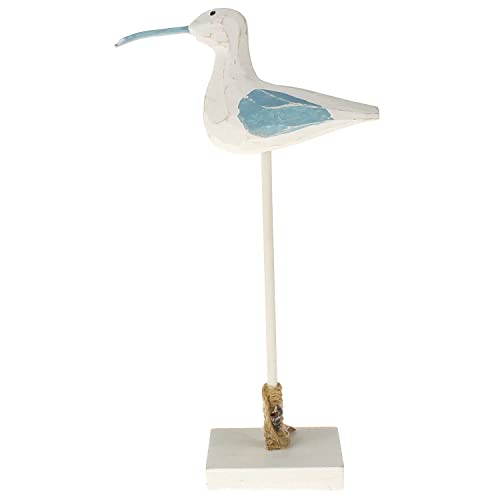 MACOSA CP53321 Deko-Möwe Holz 28 cm Weiß Blau Dekofigur auf Holzfuß Badezimmer-Dekoration maritim Holzdeko Baddeko Dekovogel Seemöwe Holzfigur Baddeko MACOSA CP53321 Deko-Möwe Holz 28 cm Weiß Blau Dekofigur auf Holzfuß Badezimmer-Dekoration maritim Holzdeko Baddeko Dekovogel Seemöwe Holzfigur Baddeko von MACOSA HOME