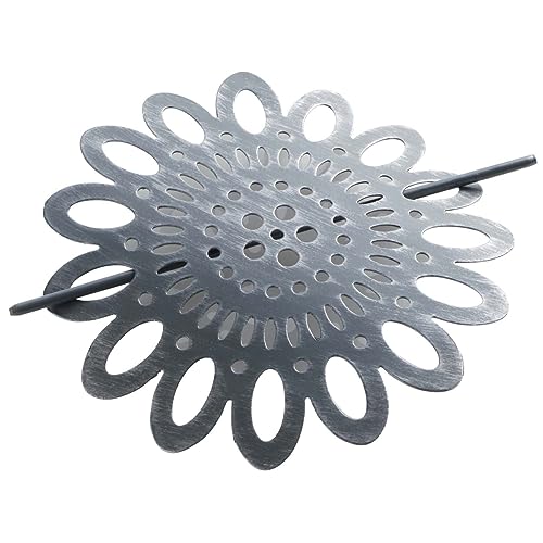 MACOSA U1900378_x2 Raffhalter 2er Set rund Grau Metall Blume Moderne Vorhanghalter Stolahalter Deko für Gardinen Vorhang-Deko Vorhangzubehör Accessoire MACOSA U1900378_x2 Raffhalter 2er Set rund Grau Metall Blume Moderne Vorhanghalter Stolahalter Deko für Gardinen Vorhang-Deko Vorhangzubehör Accessoire von MACOSA HOME