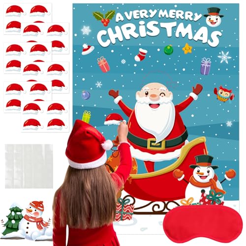 MACULPER Weihnachtsspiel Weihnachtsspiele Weihnachtsspiele für Kinder Spiele Weihnachten Weihnachten Spiel Weihnachts Spiel für Party für die Feiertage, Aktivitäten im Klassenzimmer der Schule MACULPER Weihnachtsspiel Weihnachtsspiele Weihnachtsspiele für Kinder Spiele Weihnachten Weihnachten Spiel Weihnachts Spiel für Party für die Feiertage, Aktivitäten im Klassenzimmer der Schule von MACULPER