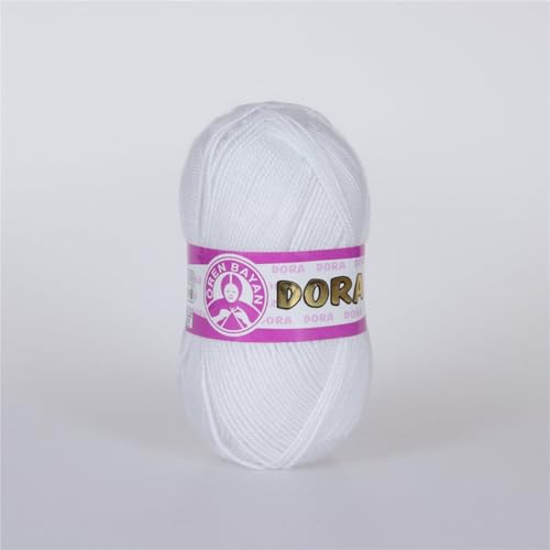 Wolle zum stricken und häkeln, Garn, Häkelgarn, Wolle, DORA (Nr. 000, 10 x 100gr.) von MADAME TRICOTE PARIS ÖREN BAYAN