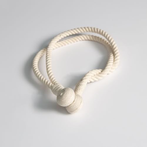 MADECOSTORE V.Créations Raffhalter mit doppeltem Magnet, aus Seil, Ecru MADECOSTORE V.Créations Raffhalter mit doppeltem Magnet, aus Seil, Ecru von MADECOSTORE