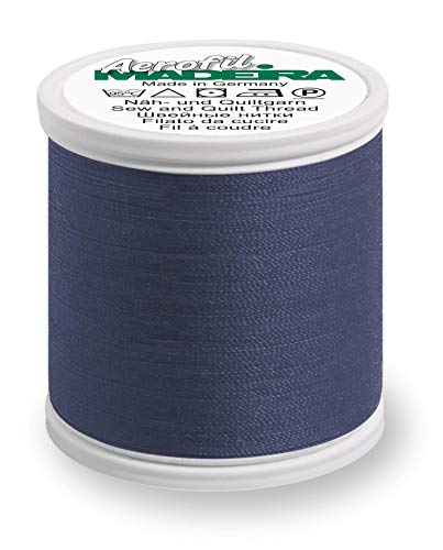 MADEIRA 91268105 2-lagig Aerofil Polyester Gewinde, 120 WT/1100 YD, grau Familie von MADEIRA