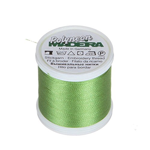 MADEIRA 9845-1648 Stickgarn, 2-lagig, Polyneon, Polyester, Stärke 40 wt/135D, 402 m, Farbe Avocado MADEIRA 9845-1648 Stickgarn, 2-lagig, Polyneon, Polyester, Stärke 40 wt/135D, 402 m, Farbe Avocado von MADEIRA