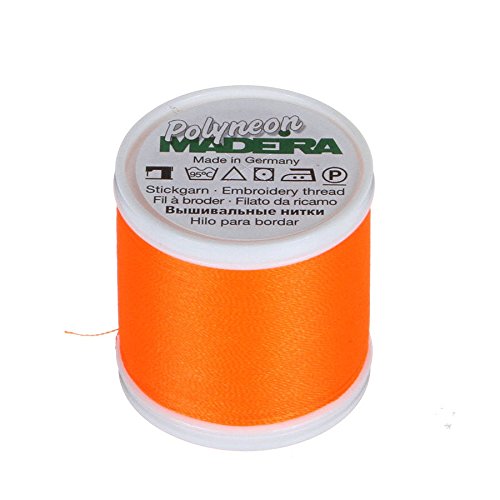 MADEIRA 9845-1946 Stickgarn, 2-lagig, Polyneon, Polyester, 40 W/135 D, Neon-Orange MADEIRA 9845-1946 Stickgarn, 2-lagig, Polyneon, Polyester, 40 W/135 D, Neon-Orange von MADEIRA
