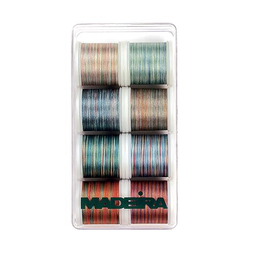 Madeira Geschenkbox: Polyneon: Multicolour: 8 x 200m: Spools, Polyester, Sortiert, 1600 von MADEIRA