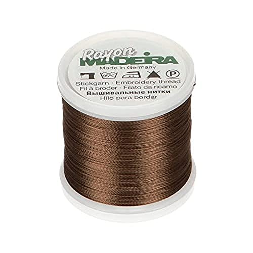 Madeira Rayon No.40 Maschinenstickgarn, 200 Meter Länge, #1144 Braun Madeira Rayon No.40 Maschinenstickgarn, 200 Meter Länge, #1144 Braun von Madeira
