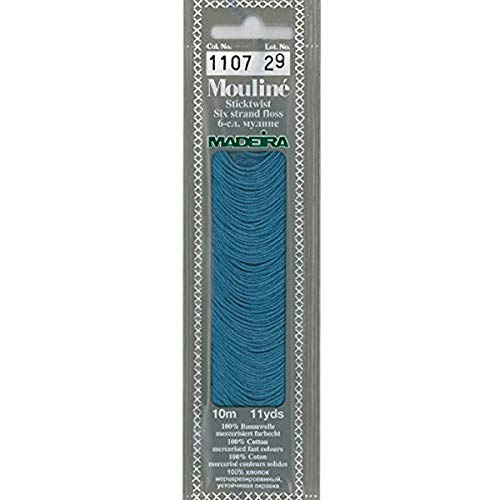 MADEIRA MOULINÉ Sticktwist 10m Uni 1107, leer von MADEIRA