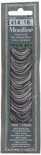 MADEIRA Mouline 017–2414 Baumwoll-Stickgarn, bunt, 9,5 m, Mokka MADEIRA Mouline 017–2414 Baumwoll-Stickgarn, bunt, 9,5 m, Mokka von MADEIRA