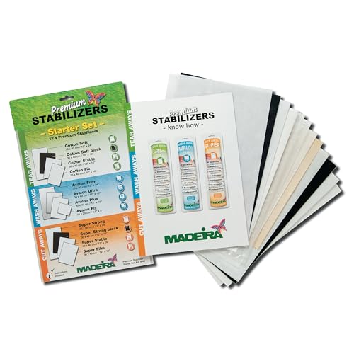 Madeira Stickvlies Starterset, Plastic, Multicolor, Eine Grösse, 12 von MADEIRA