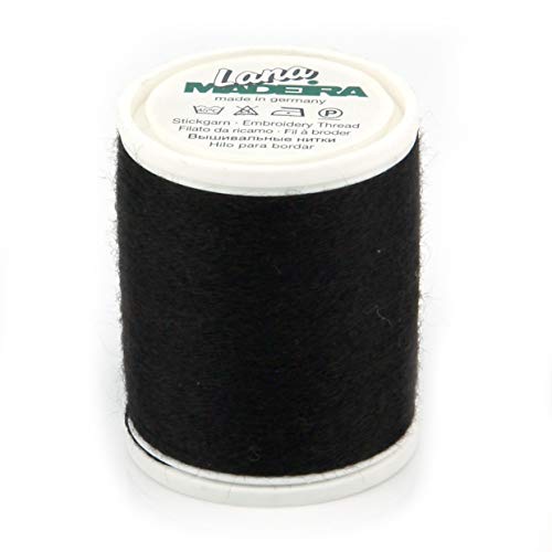 Madeira 9312–3830 Lana Wolle/Acryl Stickgarn, 12 WT/220 YD, braun schwarz Madeira 9312–3830 Lana Wolle/Acryl Stickgarn, 12 WT/220 YD, braun schwarz von MADEIRA