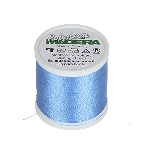 Madeira 9845 – – 1628 2-lagig Polyneon Polyester Stickgarn, 40 wt/135D 440 YD, Oxford Blau Madeira 9845 – – 1628 2-lagig Polyneon Polyester Stickgarn, 40 wt/135D 440 YD, Oxford Blau von MADEIRA