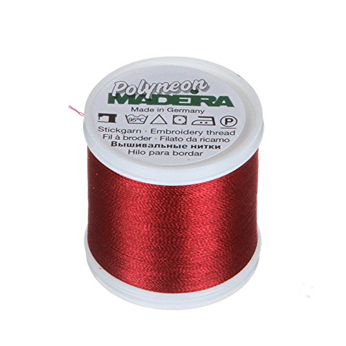 Madeira 9845 – – 1782 2-lagig Polyneon Polyester Stickgarn, 40 wt/135D 440 YD, Light Burgundy Madeira 9845 – – 1782 2-lagig Polyneon Polyester Stickgarn, 40 wt/135D 440 YD, Light Burgundy von MADEIRA