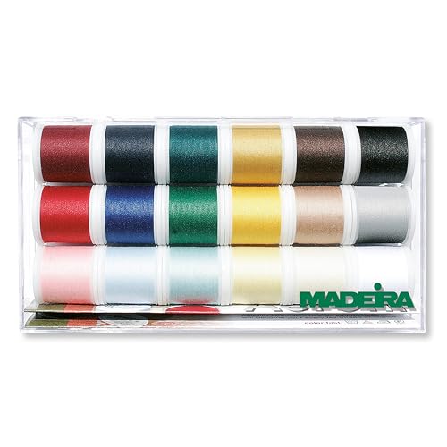 Madeira Aerofil Polyester 18 Spool Set, 200m Each von MADEIRA