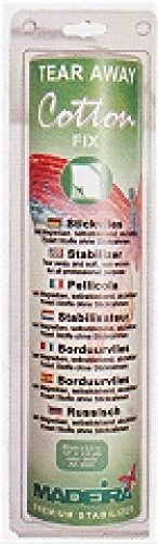 Madeira Cotton Fix Tear Away Stickvlies, für Maschinensticken, Weiß Madeira Cotton Fix Tear Away Stickvlies, für Maschinensticken, Weiß von MADEIRA