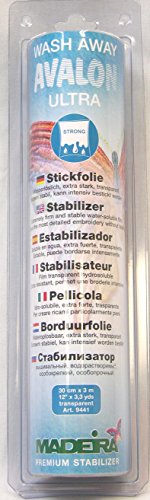 Madeira M9441 Stickvlies, Transparent, 3x0.3m Madeira M9441 Stickvlies, Transparent, 3x0.3m von MADEIRA