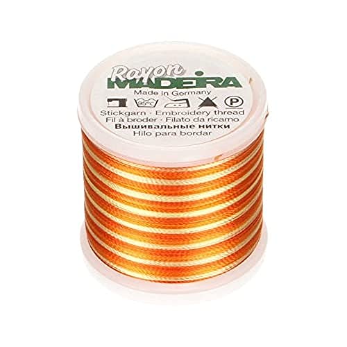 Madeira M9840-2053 Maschinenstickgarn, Ombre Orange, 200 m Madeira M9840-2053 Maschinenstickgarn, Ombre Orange, 200 m von MADEIRA