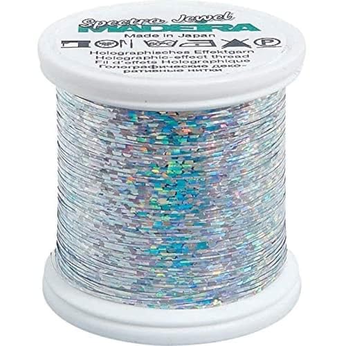 Madeira Spectra Jewel Stickgarn, 100 Meter Länge, #533 Blau Madeira Spectra Jewel Stickgarn, 100 Meter Länge, #533 Blau von MADEIRA
