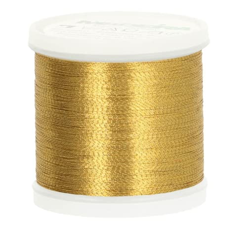 Madeira Metallic Brilliant Nr.40 Stickerei Gewinde, 200 Meter Länge, Gold7, 220 Yard Madeira Metallic Brilliant Nr.40 Stickerei Gewinde, 200 Meter Länge, Gold7, 220 Yard von MADEIRA
