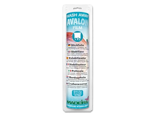Avalon Film Stickfolie wasserlöslich 30cm transparent 1 von MADEIRA