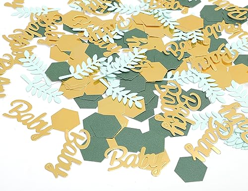 Grünes Konfetti für Babypartys – Geschlechtsoffenbarung Party-Tischkonfetti, Oh Baby-Dekorationen, Glitzer-Baby-Papier-Konfetti, Partyzubehör für Jungen und Mädchen, Oh Baby-Tischdekoration, Wild One Grünes Konfetti für Babypartys – Geschlechtsoffenbarung Party-Tischkonfetti, Oh Baby-Dekorationen, Glitzer-Baby-Papier-Konfetti, Partyzubehör für Jungen und Mädchen, Oh Baby-Tischdekoration, Wild One von MADENG