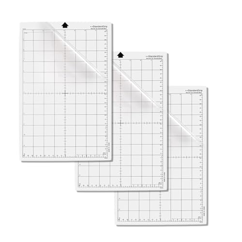 MAEXUS® Schneidematte 8x12 Zoll, 3er Silhouette Portrait Schneidematte Groß, Plotter Schneidematte Plotter Zubehör für Silhouette Cameo von MAEXUS