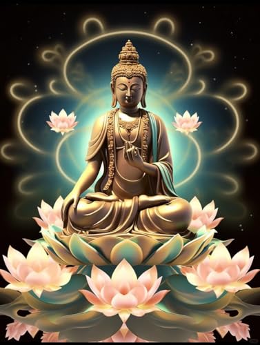 MAFANG 5D Diamond Painting Erwachsene Religiöse Buddha-Statue,Diy-Diamant-Kunst-Malerei-Set Für Erwachsene Und Anfänger,Runde Vollbohr-Kristallkunst Für Heimdekoration 50x70cm MAFANG 5D Diamond Painting Erwachsene Religiöse Buddha-Statue,Diy-Diamant-Kunst-Malerei-Set Für Erwachsene Und Anfänger,Runde Vollbohr-Kristallkunst Für Heimdekoration 50x70cm von MAFANG