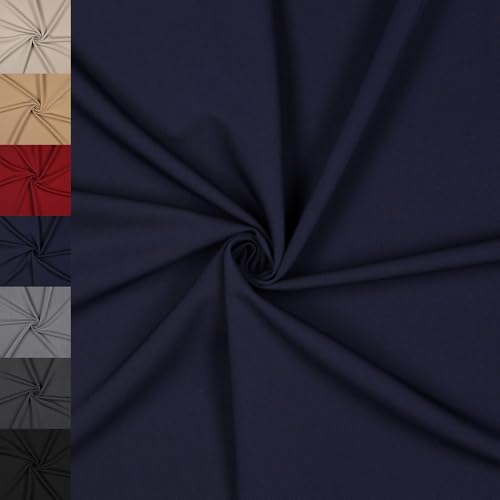 MAGAM-Stoffe Gabardine Modestoff Anzugstoff Hosen Kleider Mänteln Meterware ab 50cm (04. Dunkelblau) von MAGAM-Stoffe