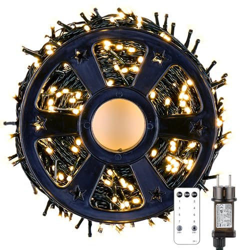 MAGGIFT LED Lichterkette Weihnachtsbeleuchtung,60M 600 LED Lichterkette Weihnachtsbaum Warmweiß Wasserdicht mit 8 Modi & Timer & Fernbedienung für Weihnachten Innen Außen Deko MAGGIFT LED Lichterkette Weihnachtsbeleuchtung,60M 600 LED Lichterkette Weihnachtsbaum Warmweiß Wasserdicht mit 8 Modi & Timer & Fernbedienung für Weihnachten Innen Außen Deko von MAGGIFT