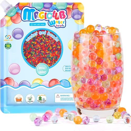 MAGICLUB 150.000 Stück bunte Wasserperlen für Vasen, gemischte Farben, Gel-Wassergelperlen für Vasenfüller, Pflanzen, schwimmende Perlen, schwimmende Kerzen, Hochzeits- und Heimdekoration MAGICLUB 150.000 Stück bunte Wasserperlen für Vasen, gemischte Farben, Gel-Wassergelperlen für Vasenfüller, Pflanzen, schwimmende Perlen, schwimmende Kerzen, Hochzeits- und Heimdekoration von MAGICLUB