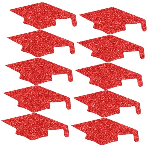 MAGICLULU 1 Doktorhut mit Blumen favorisieren Meister Hut individuelle Mütze Kappe Taschen komfetti schreibtisch dekoration Party Gefälligkeiten Grad Konfetti für den Tisch Nicht gewebt rot MAGICLULU 1 Doktorhut mit Blumen favorisieren Meister Hut individuelle Mütze Kappe Taschen komfetti schreibtisch dekoration Party Gefälligkeiten Grad Konfetti für den Tisch Nicht gewebt rot von MAGICLULU