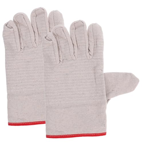 MAGICLULU 1 Paar Baumwollhandschuhe Schweißer Landschaftsbau groß isoliert Beständig Handhabung kalt Schutzhandschuhe Handschuhe für draußen Sicherheitshandschuhe für den Garten Baumwollgarn MAGICLULU 1 Paar Baumwollhandschuhe Schweißer Landschaftsbau groß isoliert Beständig Handhabung kalt Schutzhandschuhe Handschuhe für draußen Sicherheitshandschuhe für den Garten Baumwollgarn von MAGICLULU