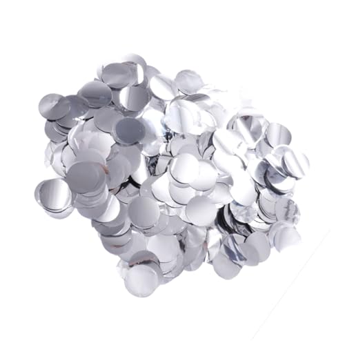 MAGICLULU 1 Packung Romantisches Silber Konfetti aus Craftpapier für Hochzeitsfeiern Runde Papierstücke für Tischdekorationen Jubiläen und Geburtstagsfeiern MAGICLULU 1 Packung Romantisches Silber Konfetti aus Craftpapier für Hochzeitsfeiern Runde Papierstücke für Tischdekorationen Jubiläen und Geburtstagsfeiern von MAGICLULU