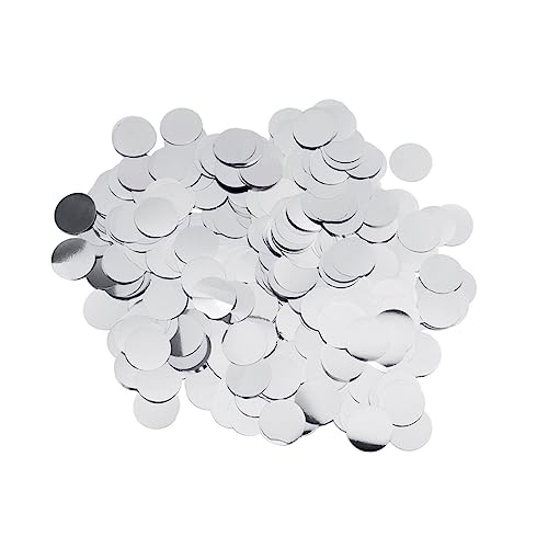 MAGICLULU 1 Packung Rundes Glitzer Konfetti aus Aluminiumfolie Tischdeko Füllmaterial für Ballons Festliche Streudekoration Silber Geburtstagsfeiern Hochzeiten Babypartys und Festivals MAGICLULU 1 Packung Rundes Glitzer Konfetti aus Aluminiumfolie Tischdeko Füllmaterial für Ballons Festliche Streudekoration Silber Geburtstagsfeiern Hochzeiten Babypartys und Festivals von MAGICLULU