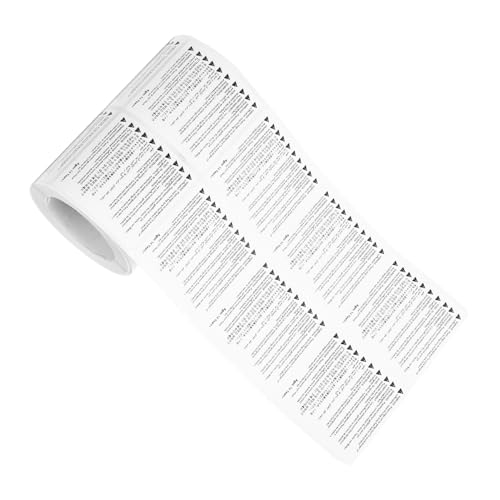 MAGICLULU 1 Rolle Anti Erstickungsaufkleber Erstickungswarnetiketten Verpackungsetiketten Selbstklebende Erstickungsetiketten Erstickungswarnaufkleber Versandetiketten von MAGICLULU