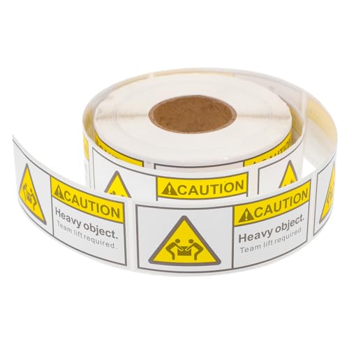 MAGICLULU 1 Rolle Aufkleber für Übergewicht schwer Verpackung Pakete Umzugskartons Versandetikett selbstklebendes Etikett Schifffahrtsaufkleber Palettenaufkleber Umzugsetiketten für Kartons MAGICLULU 1 Rolle Aufkleber für Übergewicht schwer Verpackung Pakete Umzugskartons Versandetikett selbstklebendes Etikett Schifffahrtsaufkleber Palettenaufkleber Umzugsetiketten für Kartons von MAGICLULU