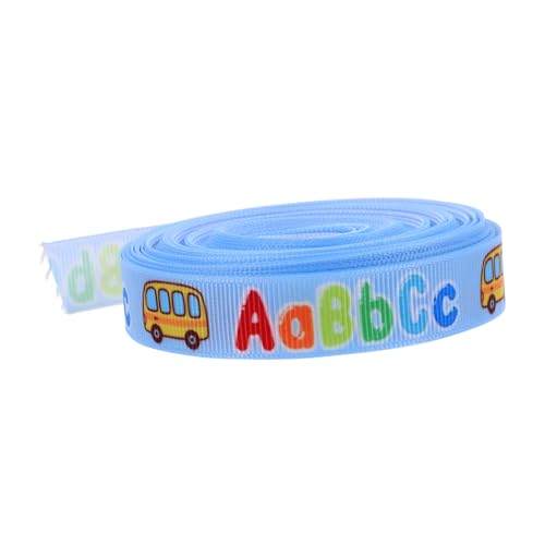 MAGICLULU 1 Rolle Back To School Geschenkband Diy Bastelband für Dekoration Yards Fröhliche Farben für Feiern Einladungen MAGICLULU 1 Rolle Back To School Geschenkband Diy Bastelband für Dekoration Yards Fröhliche Farben für Feiern Einladungen von MAGICLULU
