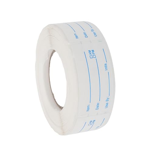 MAGICLULU 1 Rolle Datumsetiketten Für Den Kühlschrank Etikettenaufkleber Essen Lebensmitteletiketten Aufkleber Für Gewürzetiketten Etiketten Für Lebensmittelbehälter Küchenetikett MAGICLULU 1 Rolle Datumsetiketten Für Den Kühlschrank Etikettenaufkleber Essen Lebensmitteletiketten Aufkleber Für Gewürzetiketten Etiketten Für Lebensmittelbehälter Küchenetikett von MAGICLULU