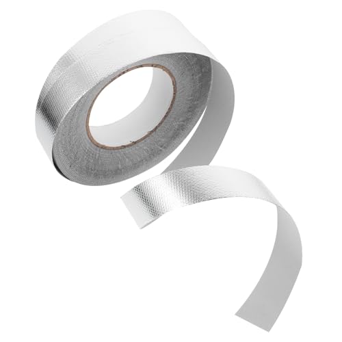 MAGICLULU 1 Rolle Hitzebeständiges Aluminium Klebeband Wasserdichtes Dichtband für Rohrisolierung DIY Reparaturen Hochtemperatur Schutz und Abdichtung im und Außenbereich von MAGICLULU