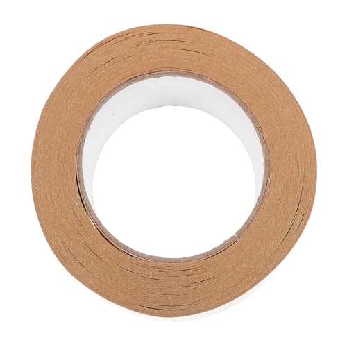 MAGICLULU 1 Rolle Klebeband Streifen Band Masse Karton sich bewegendes Band Wickelband Packband aus Papier Rahmenband Bandverpackung Pappband Papierversandband Brown von MAGICLULU