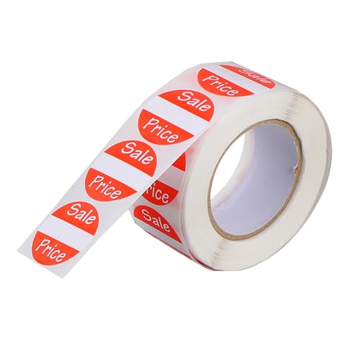 MAGICLULU 1 Rolle Preisetiketten für Selbstklebende Papieraufkleber Leicht Beschreibbar Transparent für Produktkennzeichnung Einfache Preisgestaltung im Einzelhandel MAGICLULU 1 Rolle Preisetiketten für Selbstklebende Papieraufkleber Leicht Beschreibbar Transparent für Produktkennzeichnung Einfache Preisgestaltung im Einzelhandel von MAGICLULU