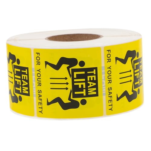 MAGICLULU 1 Rolle Schweres Warnlabel Etikett Team-lift-label Ziehen Um Aufkleber von MAGICLULU