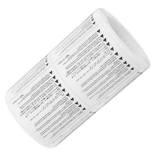 MAGICLULU 1 Rolle Selbstklebende Erstickungswarnetiketten für Sichere Verpackungen Praktische Sicherheitswarnaufkleber für Online Versand Einfach zu Verwenden Haftet Glatten Oberflächen von MAGICLULU