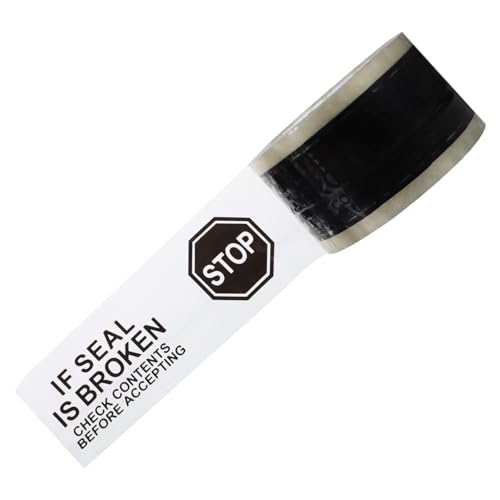 MAGICLULU 1 Rolle Stop Schild Verpackungsband Dichtungsband für Warnung Robustes Selbstklebendes Klebeband für Versand Verpackung Transparent mit Schwarzem Druck MAGICLULU 1 Rolle Stop Schild Verpackungsband Dichtungsband für Warnung Robustes Selbstklebendes Klebeband für Versand Verpackung Transparent mit Schwarzem Druck von MAGICLULU