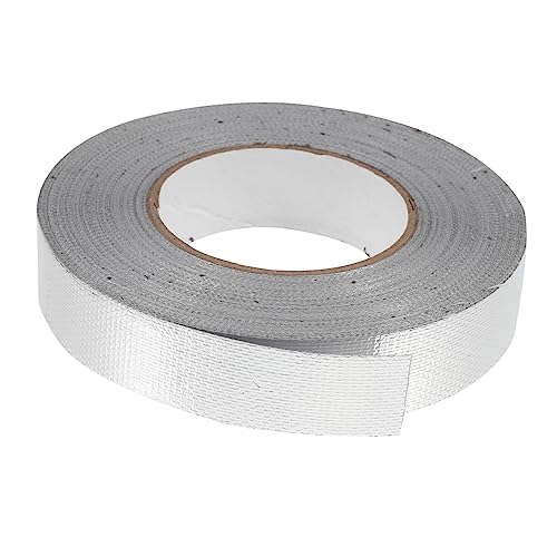 MAGICLULU 1 Rolle Versiegeltes wasserdichtes Klebeband Bänder aus Aluminiumfolie selbstklebendes Dichtungsband Hitze Klebeband reparieren wasserdichtes Band Glasfasergewebe Silber von MAGICLULU