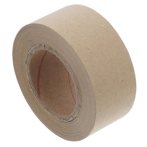 MAGICLULU 1 Rolle Wasserlösliches Verpackungsklebeband Tamperresistentes Wiederverwendbares Klebeband aus Packpapier für Quilting Verpackung für Sicheres Versenden Handling von MAGICLULU