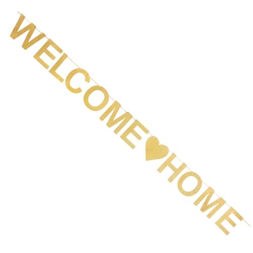 MAGICLULU 1 Satz „welcome Home“-banner Mit Buchstaben Zum Aufhängen, Banner, Jubiläumsfeier, Party-dekoration MAGICLULU 1 Satz „welcome Home“-banner Mit Buchstaben Zum Aufhängen, Banner, Jubiläumsfeier, Party-dekoration von MAGICLULU