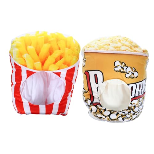 MAGICLULU 1 Satz 2 Stück Snack -kopfhut Neuheit Kappe Partyhüte Für Popcorn-kostümzubehör Popcorn-hut Popcorn-party Rot Pp Baumwolle MAGICLULU 1 Satz 2 Stück Snack -kopfhut Neuheit Kappe Partyhüte Für Popcorn-kostümzubehör Popcorn-hut Popcorn-party Rot Pp Baumwolle von MAGICLULU