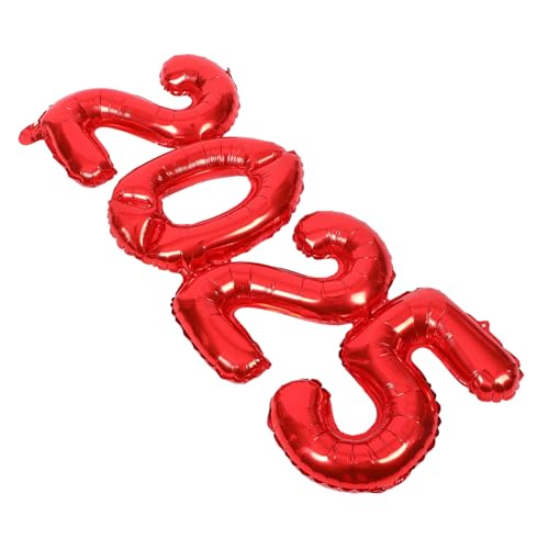 MAGICLULU 1 Satz 2025 Ballon 2025 Konfetti Einladung Alles Zum Geburtstag Folienballons Abschlussball Ballongirland -kit 2025 Folienballons Dekorationen Party Rot Aluminiumfolie MAGICLULU 1 Satz 2025 Ballon 2025 Konfetti Einladung Alles Zum Geburtstag Folienballons Abschlussball Ballongirland -kit 2025 Folienballons Dekorationen Party Rot Aluminiumfolie von MAGICLULU