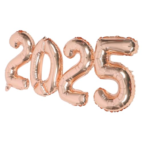 MAGICLULU 1 Satz 2025 Ballon 2025 Valentinstag Luftballons Roségoldene Geburtstagsdekoration Gegenwärtig Blumensträuße Ballonpumpe Dekorationen Klare Luftballons Aluminiumfolie Rose Gold MAGICLULU 1 Satz 2025 Ballon 2025 Valentinstag Luftballons Roségoldene Geburtstagsdekoration Gegenwärtig Blumensträuße Ballonpumpe Dekorationen Klare Luftballons Aluminiumfolie Rose Gold von MAGICLULU