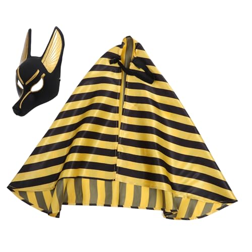 MAGICLULU 1 Satz Anubis-Maske halloween halloween maske Cosplay-Maske Halloween Kopftuch Mascaras Schädelmaske Maskerade Maskenrequisiten Masken-Requisiten aus Kunststoff Plastik von MAGICLULU